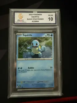 Squirtle - 048 Sv: Scarlet & Violet Promo Cards Holo MGC graded 10 - Image 1