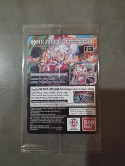 Bandai One Piece CCG Monkey.D.Luffy US Voyage Promo Full Art Holo Card P-055 - Image 2
