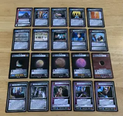 Star Trek CCG Mirror Mirror Complete C/UC Common/Uncommon Set of 80 Cards Lot - Image 2
