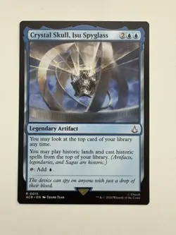 Crystal Skull Isu Spyglass MTG Magic the Gathering Card NM Near Mint ACR - Image 1
