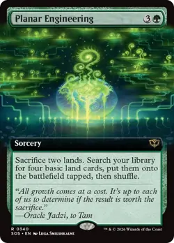 MTG - [SOS - 340 ] Planar Engineering (Extended Art) - Secrets of Strixhaven - Image 1