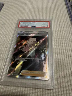 Pokemon TCG Boss's Orders Trainer Full Art Holo Rare Card 189 PSA 10 - Image 3
