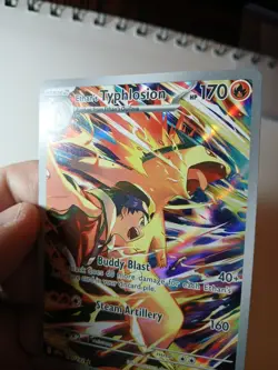 Pokemon TCG Ethan's Typhlosion Destined Rivals Illustration Rare Card 190/182 - Image 3