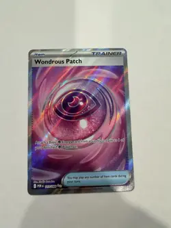 Pokemon Wondrous Patch Trainer Item Full Art Holo Rare 117/088 Perfect Order - Image 1