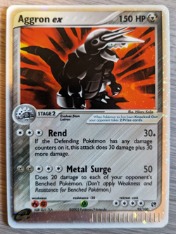 Pokemon Aggron ex 95/100 Sandstorm Holo MP - Image 1