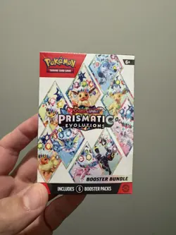 Prismatic Evolutions Booster Bundle factory Sealed Pokemon ships next day - Image 1