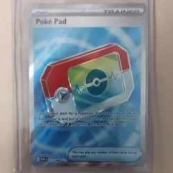 Pokemon Poke Pad Trainer Item POR 113/088 Full Art Holo English - Image 1