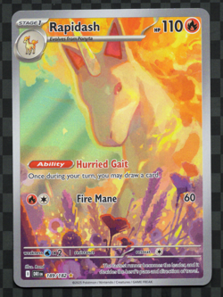 Rapidash - 189/182 - Illustration Rare - Destined Rivals - Pokemon TCG - NM - Image 1