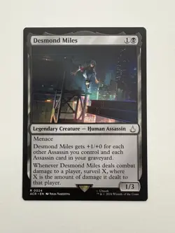 Desmond Miles MTG Magic the Gathering Card NM Near Mint ACR - Image 1