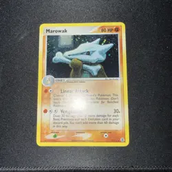Pokemon - Marowak - 7/112 - FireRed & LeafGreen - Holo Rare - NM - Image 1