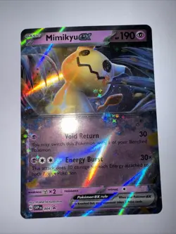 MIMIKYU EX 2023 Pokemon Scarlet and Violet Black Star Promo #004 Holo - Image 1