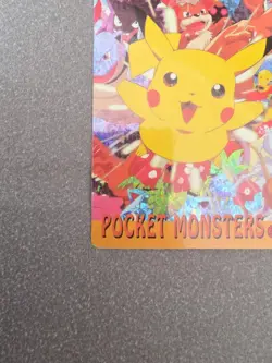 1999 Vintage Pocket Monsters Vending Prism - Pikachu Mewtwo Gengar #30 Mew Back - Image 2