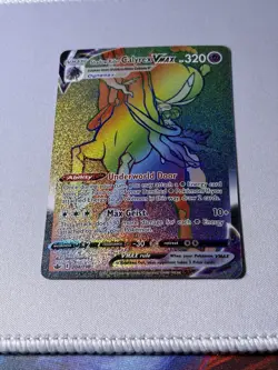 🔥 Shadow Rider Calyrex VMAX Rainbow Rare 204/198 Pokemon 🌈💎 - Image 2