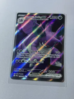 Team Rocket's Nidoking ex - 216/182 - SV10: Destined Rivals Full Art NM - Image 2