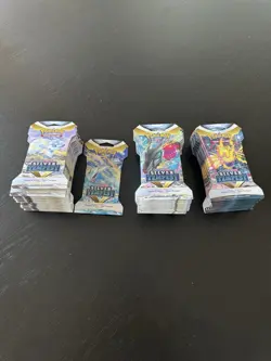 36x Pokemon Silver Tempest Sealed Sleeved Booster Packs - Image 1
