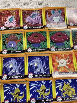 1999 Pokemon ArtBox Sticker Series 1 Lot of 131 - Image 4