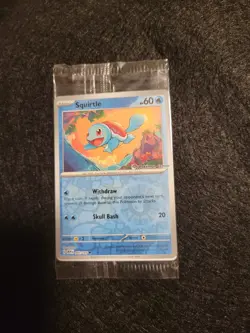 Squirtle Pokemon Center Stamped Reverse Holo Promo 007/165 151 Sealed Mint - Image 1