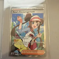 Rosa’s Encouragement 114/088 Full Art Trainer Pokemon TCG Perfect Order NM - Image 1