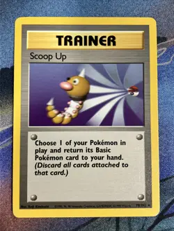 Pokemon 1999 Base Set Unlimited: Scoop Up (78/102) LP - Image 1
