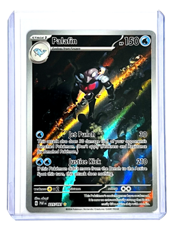 Palafin 225/091 Illustration Rare Full Art Paldean Fates POKEMON TCG EN NM/M - Image 3