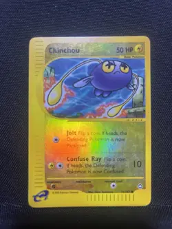 Pokemon TCG Chinchou Aquapolis Reverse Holo 71/147 Rare - Image 1