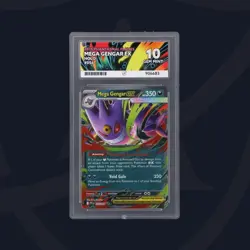 Pokemon ACE Graded - Phantasmal Flames - Mega Gengar EX Holo 56/94 💎GEM MINT 10 - Image 2