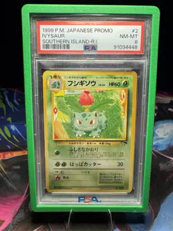 PSA 8 - 1999 Japanese Promo Ivysaur Southern Islands #2 Pokemon - Image 1