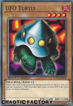 YUGIOH SGX1-ENH04 UFO Turtle Common 1st Edition NM - Image 1