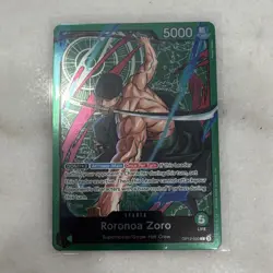 Roronoa Zoro OP12-020 OP12: One Piece CCG Leader Foil - Image 1