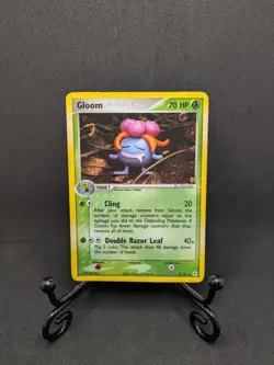 Gloom 35/101 - Yuka Morii Clay Art - EX Hidden Legends Pokemon Card - MP - Image 1