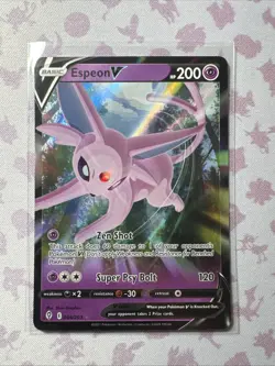 Espeon V - 064/203 - Pokemon Evolving Skies Sword & Shield Ultra Rare Card NM - Image 1