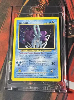 Pokemon - Suicune Neo Revelation Holo Card 14/64 Unlimited Rare WOTC - NM + - Image 1