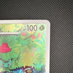 Pokemon Ivysaur AR Full Art Holo 167/165 sv2a: Card 151 Stage 1 Korean 100 HP - Image 3
