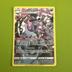 Galarian Obstagoon TG10/TG30 Holo Shiny Pokemon Card Astral Radiance NEAR MINT - Image 1