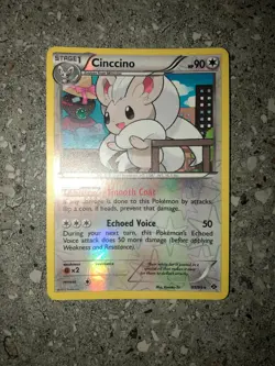 Pokemon TCG Cards Cinccino 85/99 Next Destinies Reverse Holo Rare - Image 3