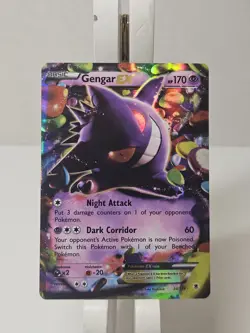 Gengar EX Ultra Rare Holo 34/119 XY Phantom Forces Pokemon TCG Card - Image 1