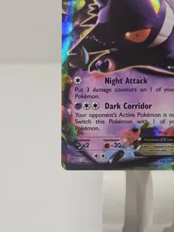 Gengar EX Ultra Rare Holo 34/119 XY Phantom Forces Pokemon TCG Card - Image 3