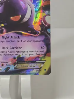 Gengar EX Ultra Rare Holo 34/119 XY Phantom Forces Pokemon TCG Card - Image 4
