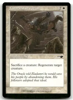Fanatical Devotion #8 (LP) Nemesis NMS Magic MTG - Image 1