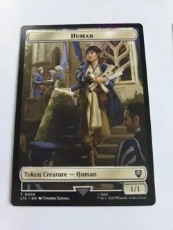 Human Human Knight Double-Sided Token Commander: the Lord of the Rings: Tales - Image 1