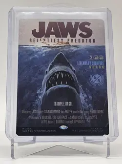 MTG Jaws, Relentless Predator (Rainbow Foil) Secret Lair Drop Foil M/NM - Image 1