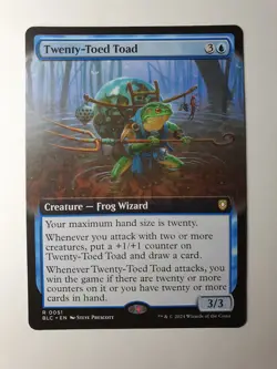 MTG - Twenty-Toed Toad Extended - Bloomburrow #0051 - N/M Rare - Image 1