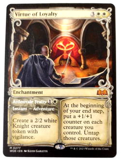 Virtue of Loyalty (Showcase) - Wilds of Eldraine (WOE) - EN - M 0277 - Image 1