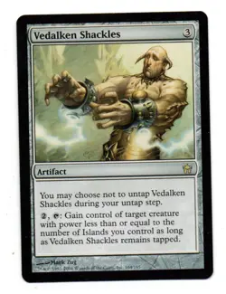 MTG Vedalken Shackles X1 Fifth Dawn edition rare - Image 1