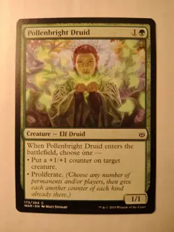 Pollenbright Druid (173/264) – War of the Spark – MTG Magic the Gathering - Image 1