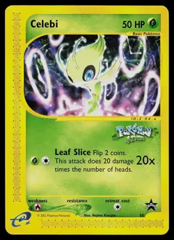 Pokemon Card - Celebi WoTC 50 Pokemon 4Ever Promo - Image 1