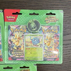 Pokemon TCG Mega Evolution Ascended Heroes Booster Packs Erika Tangela Promo - Image 3