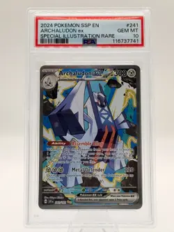 PSA 10 - Archaludon ex SIR 241/191 - 2024 Pokemon SSP EN - Image 1