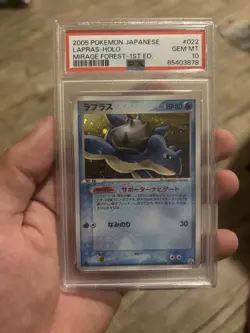 Pop 47 2005 Lapras Holo Mirage Forest 1ST EDITION PSA 10 GEM MINT Pokemon TCG - Image 1