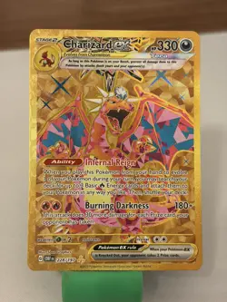 Pokemon TCG Charizard EX Sv03: Obsidian Flames Hyper Rare Card 228/197 - Image 1